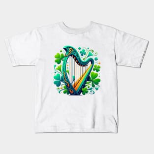 Irish Harp Kids T-Shirt